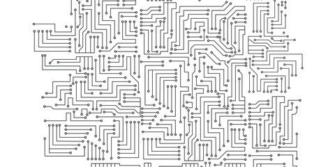 Technology background with hi-tech digital data connection system and computer electronic design