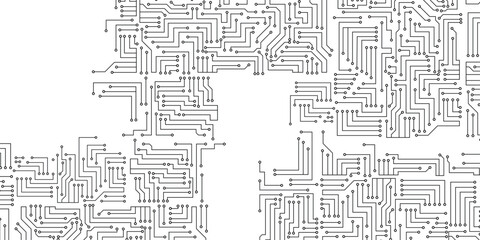 High tech technology geometric and connection system background