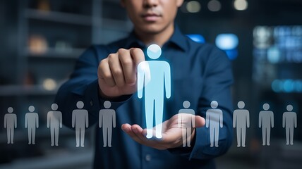 Human resources management concept, company recruiting new employees, hiring