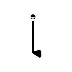 This logo is a combination of the letter i and golf. Simple, minimalist and futuristic.