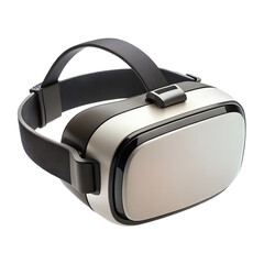 Virtual Reality Headset Isolated Modern Technology for Gaming and Entertainment on transparent background