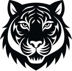 tiger head vector