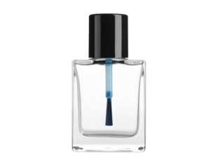 Nail Polish Remover bottle isolated on white