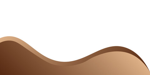 Brown Wave Background, Abstract geometric background with liquid shapes.