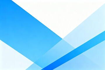 Abstract geometric design with overlapping blue and white diagonal shapes