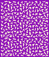 Vibrant purple abstract scattered geometric pattern background