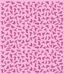 Pink abstract scattered geometric pattern background