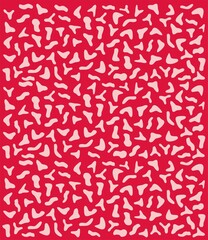 Red abstract scattered geometric pattern background