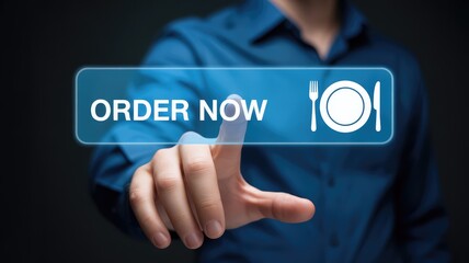 Seamlessly order delicious food online with a single touch for instant gratification