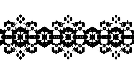 black and white pattern