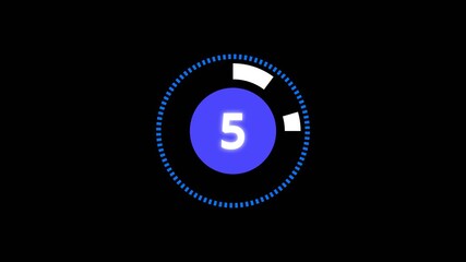 20 second countdown second circle countdown. 15 to 0 second animation countdown
