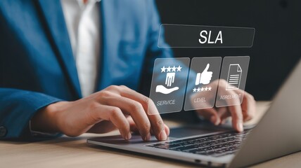 Ensure fantastic service level agreement with this modern interface for your growing business needs now