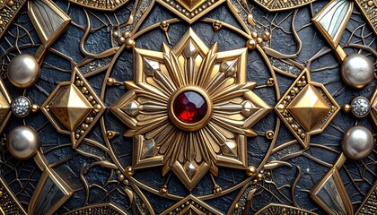 Art Deco Jewelry Pattern