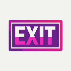 exit sign