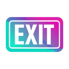 emergency exit sign