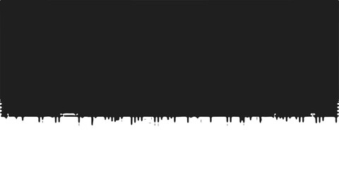 Black and white grunge ink splat background with frame and brush texture