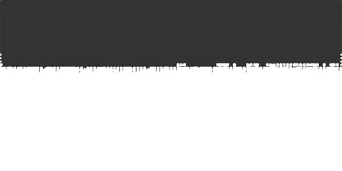 Abstract grunge black ink splat background with paper and hand elements