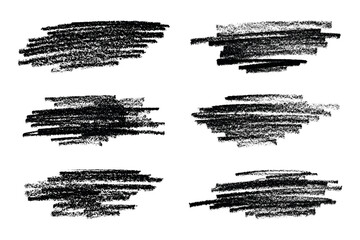 Set of brush paint stroke texture swatch Hand painted background Ink scribble dab clipart Paint smudge for tags and stamps design