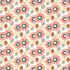 Floral Arrangement Seamless Repeating pattern