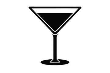 martini glass vector icon