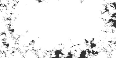 Black grunge ink splat frame border vector illustration design texture pattern