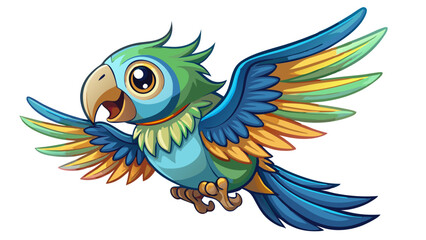 Fototapeta premium blue and yellow macaw