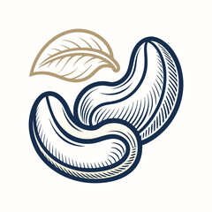 Create Bold Stroke Cashew Nut Creative Visual Perfect for Editorial Content