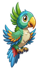 Fototapeta premium blue and yellow macaw