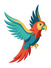 Obraz premium red and yellow macaw ara ararauna