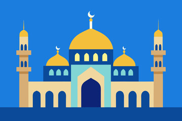 taj mahal vector illustration