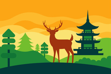 vector illustration of a tree