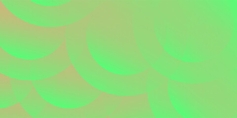 Abstract background modern minimalist green and pastel gradations circle effect memphis trendy. Vector