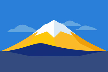 mountain landscape vector illustration