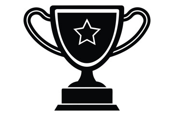 trophy vector icon