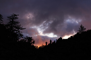 甲斐駒ヶ岳の朝