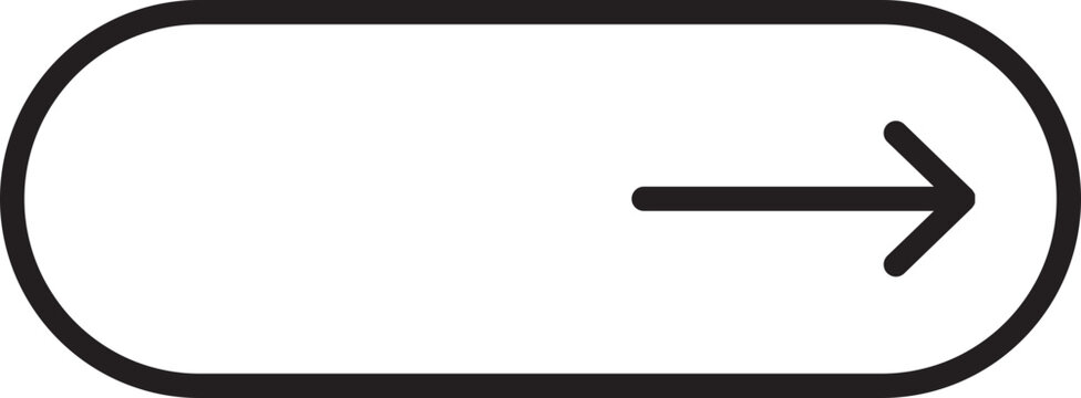 Next Page Rounded Button Arrow Outline