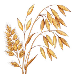 Dynamic Create Bold Stroke Oats Whi Professional Photo