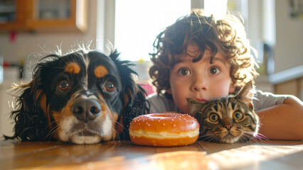 ドーナツと子どもたち