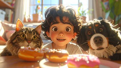 ドーナツと子どもたち