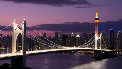 Obraz premium Europe City View Day and night 