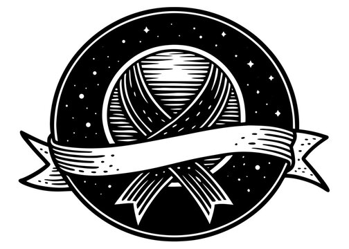 Breast Cancer Awareness Ribbon Silhouette, Pink Support SVG, PNG