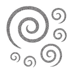 vector illustration of a spiral abstract background