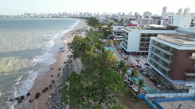 Beach in Jo&atilde;o Pessoa, Bessa, Jardim Oceania (Praia em Jo&atilde;o Pessoa, Paraiba)