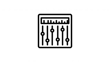 mixing console animated icon