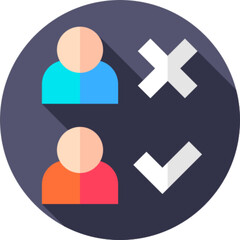 Obraz premium Candidates Icon