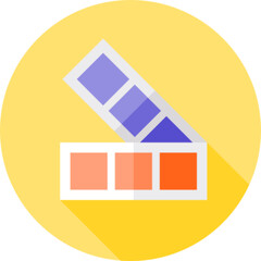 Color Palette Design Icon