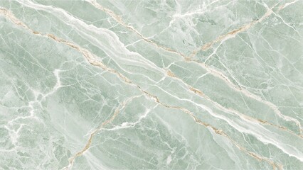 Obraz premium Luxury Green and Gold Marble Stone Texture, Aesthetic Light Sage Green Natural Stone Background