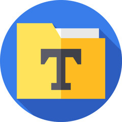 Obraz premium Folder Storage Icon