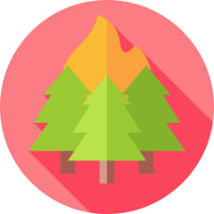 Fototapeta premium Forest Icon