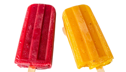 Summer Popsicle Bundle Set, isolated on transparent background